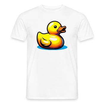 Caneton Canard Canard Canard - T-shirt homme - blanc - Devant - AI Model Male 178 dark (178cm)