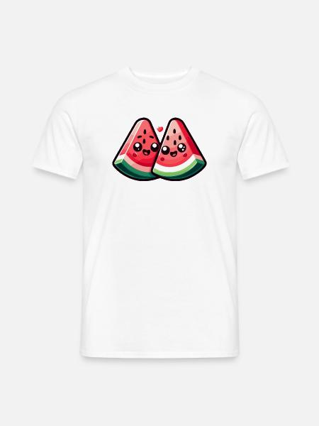 Sweet melon design - Men's T-Shirt - white