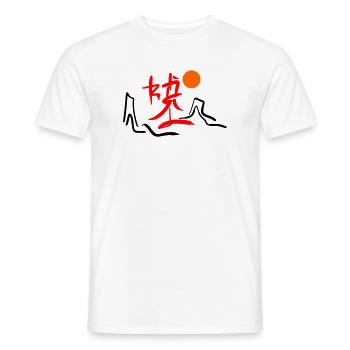 Asia Stuff - Men's T-Shirt - white - Front - AI Model Male 178 dark (178cm)