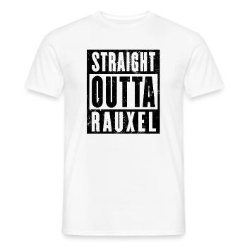 Rauxel, Ruhrgebiet, Ruhrpott, Castrop-Rauxel - Männer T-Shirt - Weiß - Vorne - AI Model Male 178 dark (178cm)