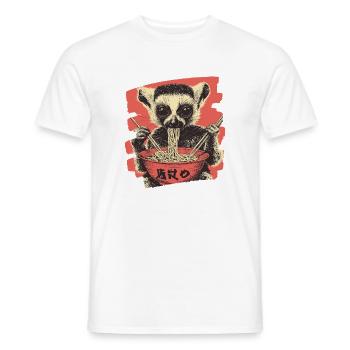 Lemur Ramen - Männer T-Shirt - Weiß - Vorne - AI Model Male 178 dark (178cm)