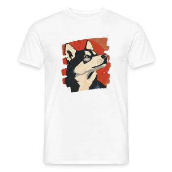 Rauque - T-shirt homme - blanc - Devant - AI Model Male 178 dark (178cm)