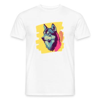 Rauque - T-shirt homme - blanc - Devant - AI Model Male 178 dark (178cm)