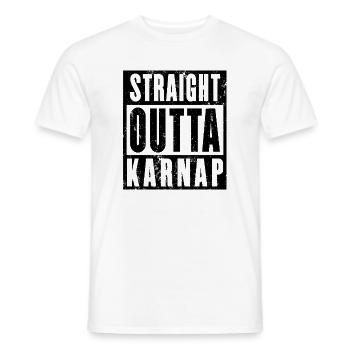 Karnap, Ruhrgebiet, Ruhrpott, Essen Karnap - Männer T-Shirt - Weiß - Vorne - AI Model Male 178 dark (178cm)