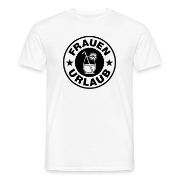 Women's Holiday Cocktail - Men's T-Shirt - white - Front - AI Model Male 178 dark (178cm)