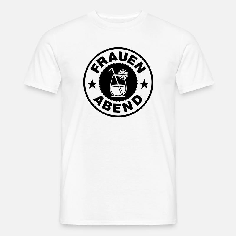 Frauen Abend Cocktail - Männer T-Shirt - Weiß