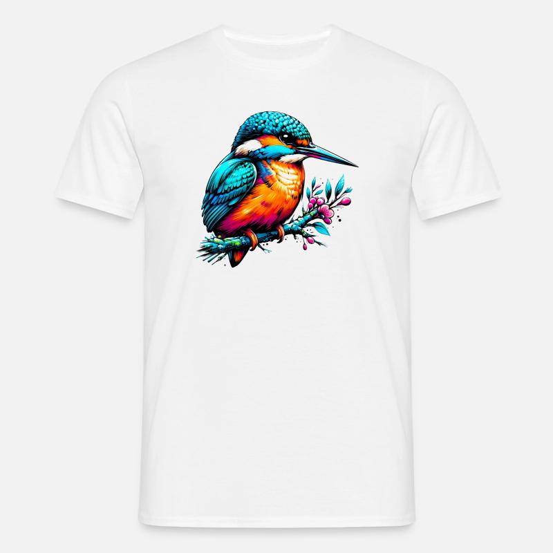 Eisvogel - Männer T-Shirt - Weiß