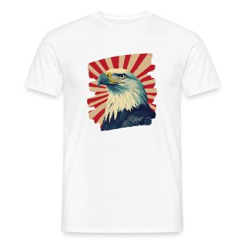 Adler - Männer T-Shirt - Weiß - Vorne - AI Model Male 178 dark (178cm)