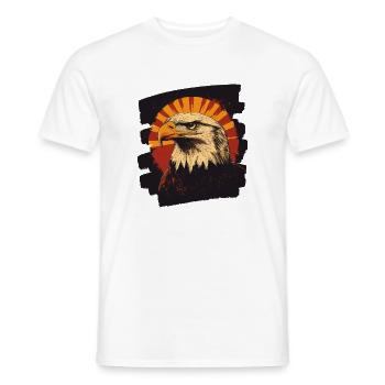Adler - Männer T-Shirt - Weiß - Vorne - AI Model Male 178 dark (178cm)