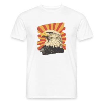 Adler - Männer T-Shirt - Weiß - Vorne - AI Model Male 178 dark (178cm)