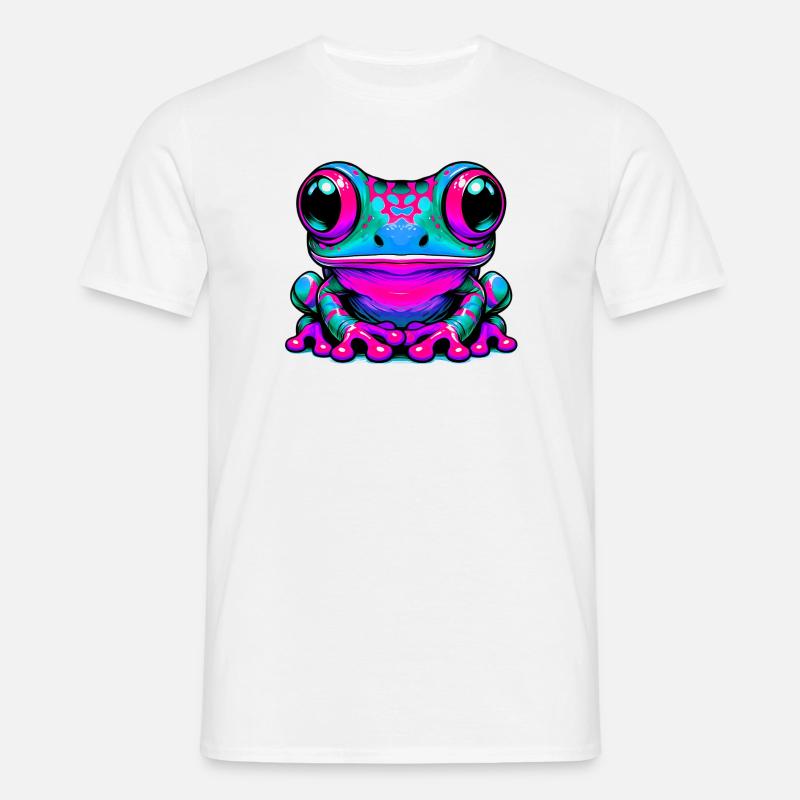 Frosch - Männer T-Shirt - Weiß