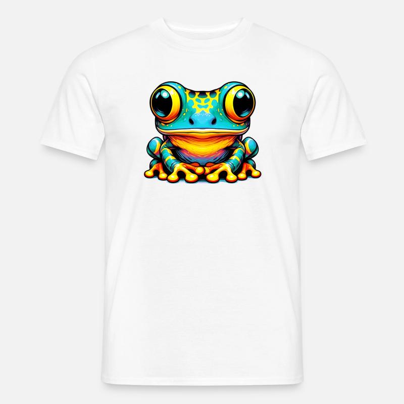 Frosch - Männer T-Shirt - Weiß