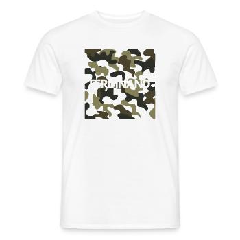 Ferdinand Name Hoodie Männer Qualität camouflage - Männer T-Shirt - Weiß - Vorne - AI Model Male 178 dark (178cm)