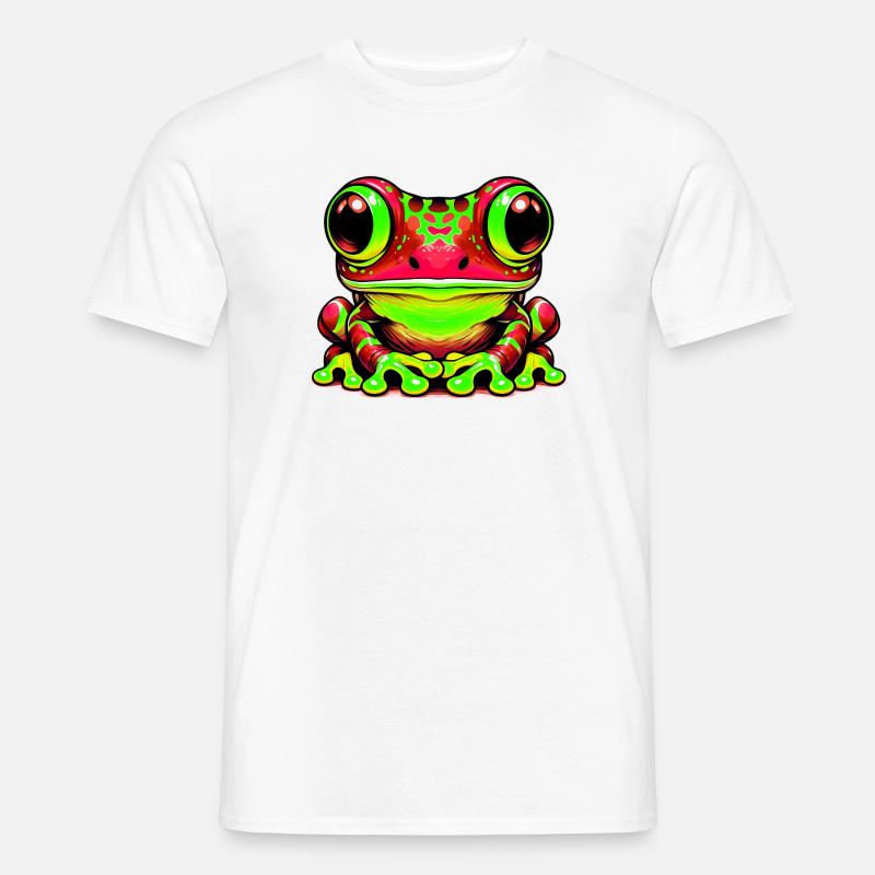 Frosch - Männer T-Shirt - Weiß