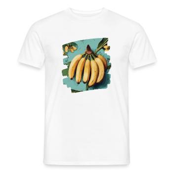 Banane - T-shirt homme - blanc - Devant - AI Model Male 178 dark (178cm)