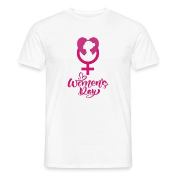 Internationaler Frauentag - Männer T-Shirt - Weiß - Vorne - AI Model Male 178 dark (178cm)