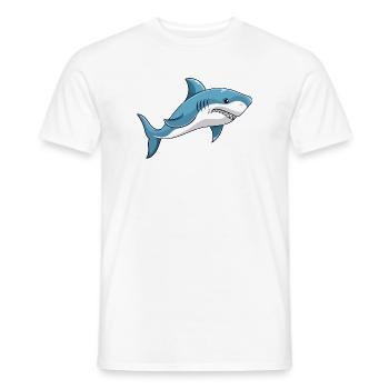 Haihai bellt Weiße Haie - Männer T-Shirt - Weiß - Vorne - AI Model Male 178 dark (178cm)