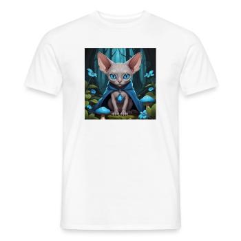 Goblin Sphynx - Men's T-Shirt - white - Front - AI Model Male 178 dark (178cm)