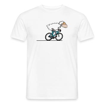Rennrad Radfahren - Männer T-Shirt - Weiß - Vorne - AI Model Male 178 dark (178cm)