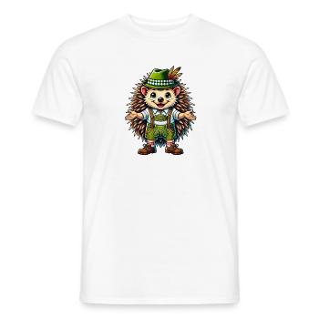 Erizo bávaro - Camiseta hombre - blanco - delante - AI Model Male 178 dark (178cm)