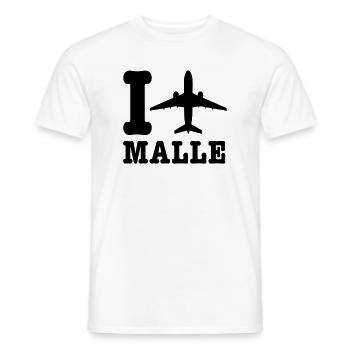 Mallorca Urlaub - Männer T-Shirt - Weiß - Vorne - AI Model Male 178 dark (178cm)