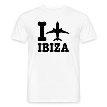 Ibiza Urlaub - Männer T-Shirt - Weiß - Vorne - AI Model Male 178 dark (178cm)
