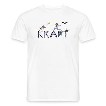 Bliss and Paw - Kraft - Männer T-Shirt - Weiß - Vorne - AI Model Male 178 dark (178cm)