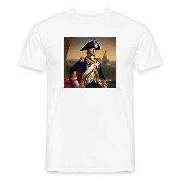 Napoléon, Napoléon Bonaparte, Corse - T-shirt homme - blanc - Devant - AI Model Male 178 dark (178cm)