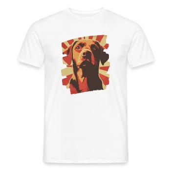 Labrador - Männer T-Shirt - Weiß - Vorne - AI Model Male 178 dark (178cm)
