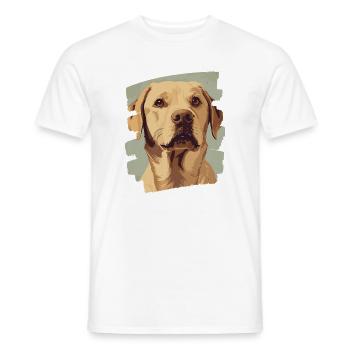 Labrador - Männer T-Shirt - Weiß - Vorne - AI Model Male 178 dark (178cm)