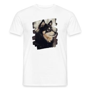 Laponie finlandaise - T-shirt homme - blanc - Devant - AI Model Male 178 dark (178cm)