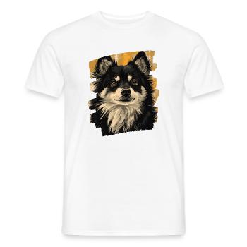 Laponie finlandaise - T-shirt homme - blanc - Devant - AI Model Male 178 dark (178cm)