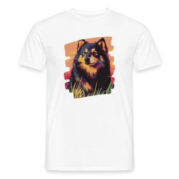 Laponie finlandaise - T-shirt homme - blanc - Devant - AI Model Male 178 dark (178cm)
