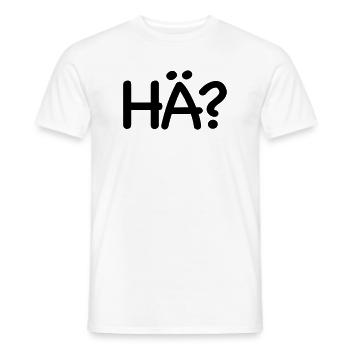 Excuse me, huh - Men's T-Shirt - white - Front - AI Model Male 178 dark (178cm)