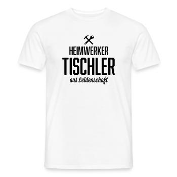 Heimwerker Tischler - Männer T-Shirt - Weiß - Vorne - AI Model Male 178 dark (178cm)