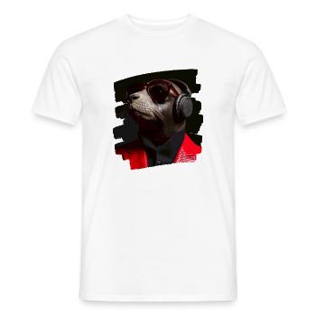 Robbe - Männer T-Shirt - Weiß - Vorne - AI Model Male 178 dark (178cm)