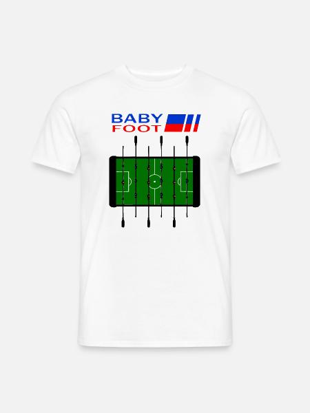 Calcio balilla - T-shirt uomo - bianco