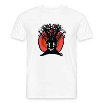 Sonnenuntergang Horizont Natur Apfelbaum Herbst - Männer T-Shirt - Weiß - Vorne - AI Model Male 178 dark (178cm)