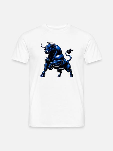 Taureau - T-shirt homme - blanc