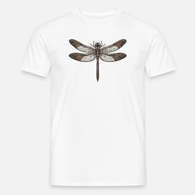 Libellule - T-shirt homme - blanc