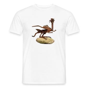 cerf-volant - T-shirt homme - blanc - Devant - AI Model Male 178 dark (178cm)