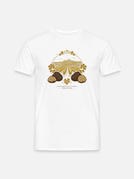 Italienisches Trüffelfest - Männer T-Shirt - Weiß