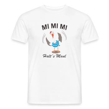 Mi Mi Mi - Männer T-Shirt - Weiß - Vorne - AI Model Male 178 dark (178cm)