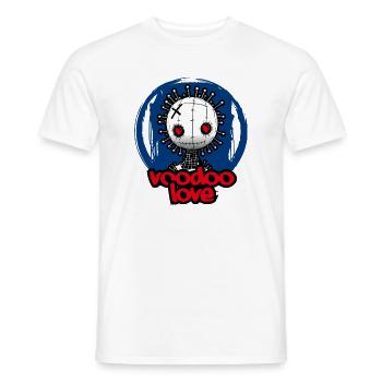Voodoo Love - Men's T-Shirt - white - Front - AI Model Male 178 dark (178cm)