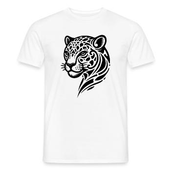 Gepard - Männer T-Shirt - Weiß - Vorne - AI Model Male 178 dark (178cm)