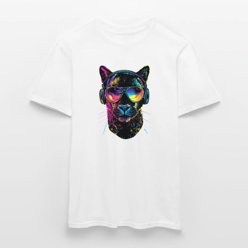 Panthère Léopard Grand Chat Mignon Gros Chat Panter T-shirt homme