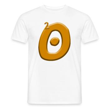 Anniversaire 20 ans - T-shirt homme - blanc - Devant - AI Model Male 178 dark (178cm)
