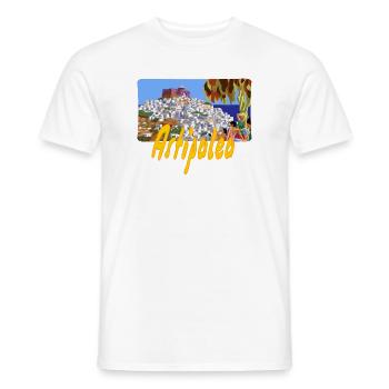 Astipalea - Männer T-Shirt - Weiß - Vorne - AI Model Male 178 dark (178cm)