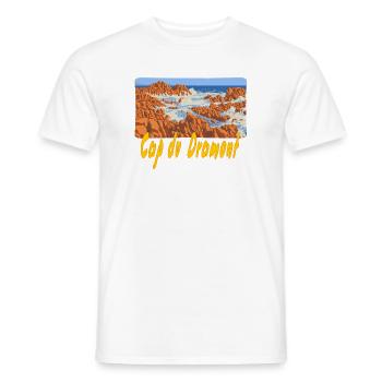 Cap du Dramont - Männer T-Shirt - Weiß - Vorne - AI Model Male 178 dark (178cm)