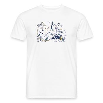 Outdoor Adventures - Männer T-Shirt - Weiß - Vorne - AI Model Male 178 dark (178cm)